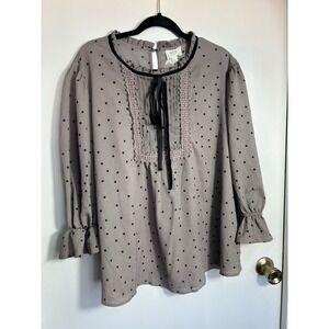 perch by blu pepper Woman's Blouse Bohemian Peasant Whimsical Coquette Size 3XL‎